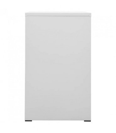 vidaXL Filing Cabinet Light Grey 46x62x102.5 cm Steel