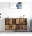 vidaXL Sideboards 2 pcs Old Wood 60 x 35 x 70 cm Engineered Wood