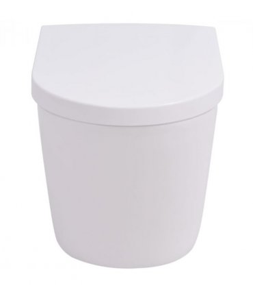 vidaXL Wall Hung Toilet Ceramic White
