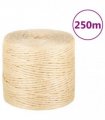 vidaXL Rope 100% Sisal 4 mm 250 m