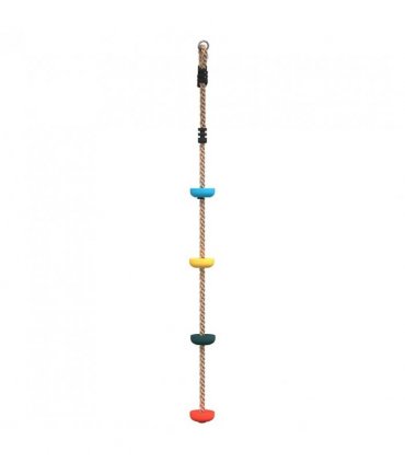 vidaXL Disc Rope Swing for Kids with 4 Treads Multicolour