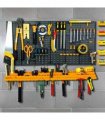 vidaXL Tool Wall 500x1000 mm 50 Hooks PP
