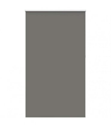 vidaXL Roller Blind Blackout Grey 125x210 cm Fabric Width 121.6 cm Polyester