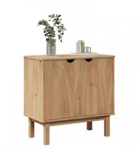 vidaXL Hallway Cabinet OTTA 75x40x75 cm Solid Wood Pine