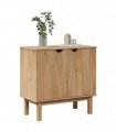 vidaXL Hallway Cabinet OTTA 75x40x75 cm Solid Wood Pine