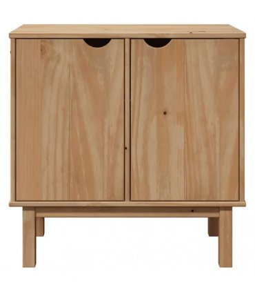 vidaXL Hallway Cabinet OTTA 75x40x75 cm Solid Wood Pine