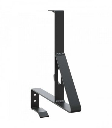 vidaXL Snow Guard Support 6 pcs Black 29.5 x 3 x 34.5 cm Steel