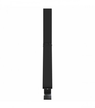 vidaXL Snow Guard Support 6 pcs Black 29.5 x 3 x 34.5 cm Steel
