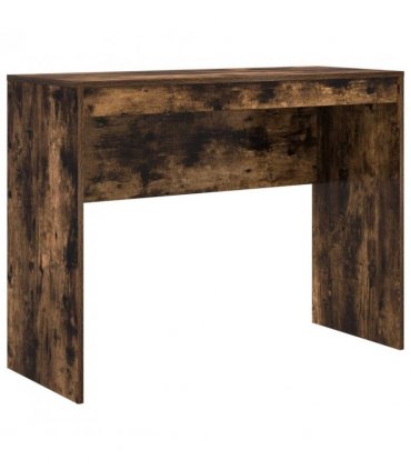 vidaXL Desk with Drawer with Shelf with Storage 2 pcs Smoked Oak
