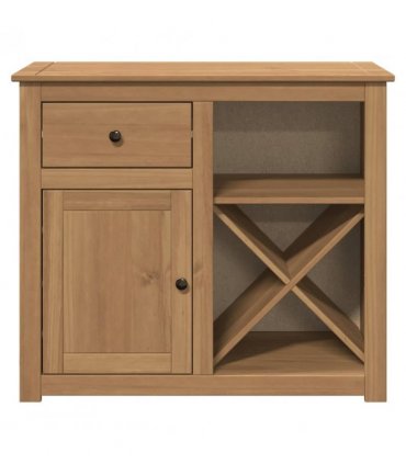 vidaXL Sideboard with Drawer PANAMA 93x40x80 cm Solid Wood Pine