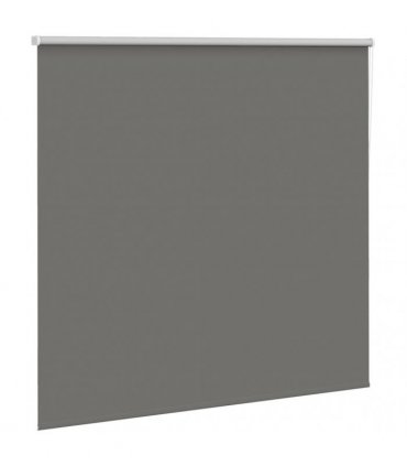 vidaXL Roller Blind Blackout Grey 150x150 cm Fabric Width 146.6 cm Polyester