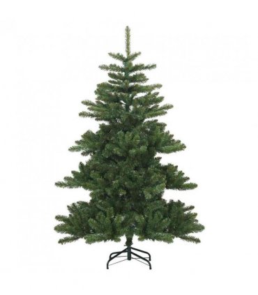 vidaXL Artificial Hinged Christmas Tree Green 150 cm PVC, steel