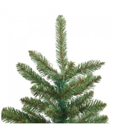 vidaXL Artificial Hinged Christmas Tree Green 150 cm PVC, steel