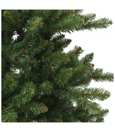 vidaXL Artificial Hinged Christmas Tree Green 150 cm PVC, steel