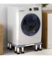 vidaXL Washing Machine Base Grey 67 x 67 x 21.5 cm Stainless Steel
