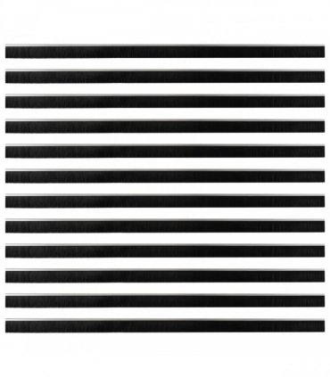 vidaXL Self-adhesive Door Brush Seals 12 pcs Silver 100 cm