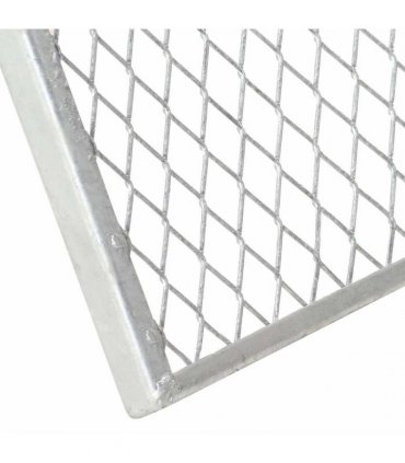vidaXL Garden Sieve Galvanised Steel