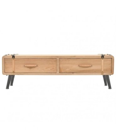 vidaXL TV Cabinet Solid Fir Wood 120x33x35 cm
