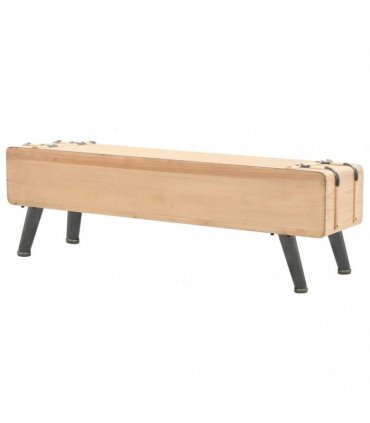 vidaXL TV Cabinet Solid Fir Wood 120x33x35 cm