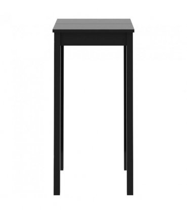 vidaXL Bar Table MDF Black 55x55x107 cm