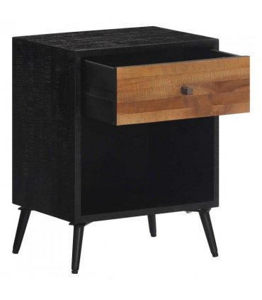 vidaXL Bedside Cabinet 40x30x50 cm Solid Wood Teak