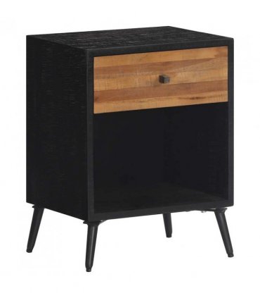 vidaXL Bedside Cabinet 40x30x50 cm Solid Wood Teak