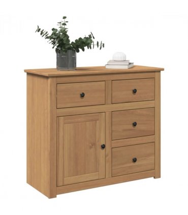 vidaXL Sideboard with Drawers PANAMA 93x40x80 cm Solid Wood Pine