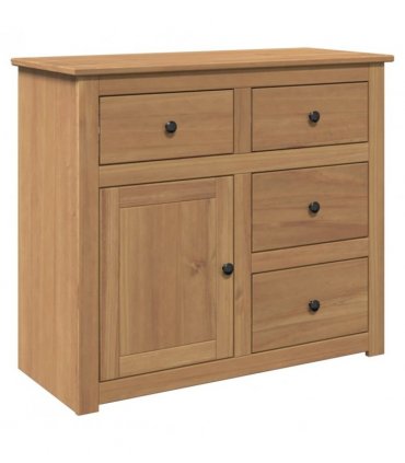 vidaXL Sideboard with Drawers PANAMA 93x40x80 cm Solid Wood Pine