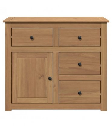 vidaXL Sideboard with Drawers PANAMA 93x40x80 cm Solid Wood Pine