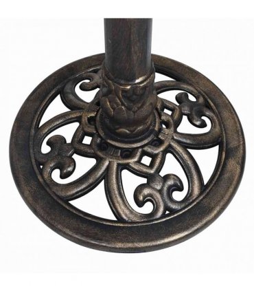 vidaXL Sundial Bronze 35.5x82 cm Plastic