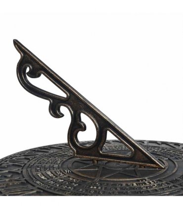 vidaXL Sundial Bronze 35.5x82 cm Plastic