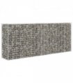 vidaXL Gabion Basket Galvanised Steel 85x30x200 cm