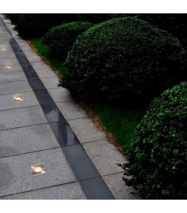 vidaXL Outdoor Ground Lights 12 pcs Square