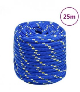 vidaXL Boat Rope Blue 16 mm 25 m Polypropylene