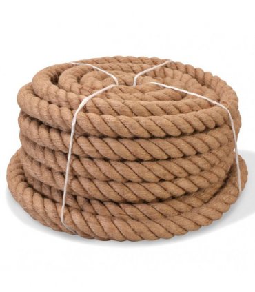 vidaXL Rope 100% Jute 30 mm 50 m