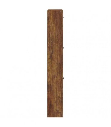 vidaXL Shoe Cabinet Smoked Oak 59x17x108 cm Engineered Wood