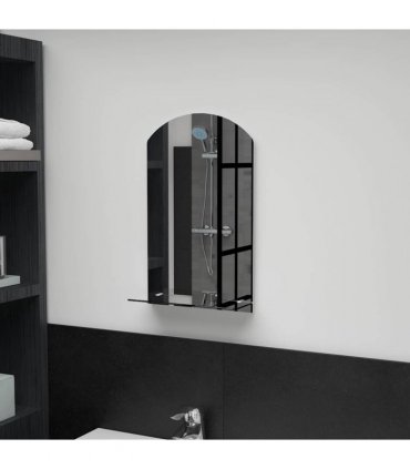 vidaXL Wall Mirror | Transparent | Toughened Glass | 30x50 cm | Minimalistic
