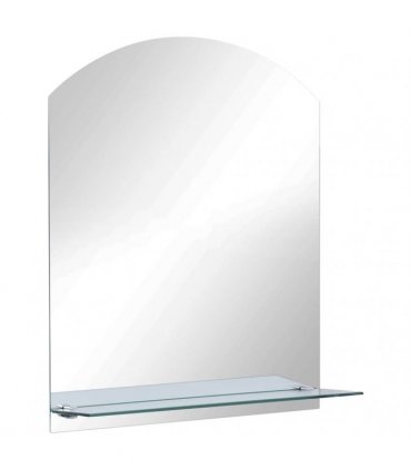 vidaXL Wall Mirror | Transparent | Toughened Glass | 30x50 cm | Minimalistic