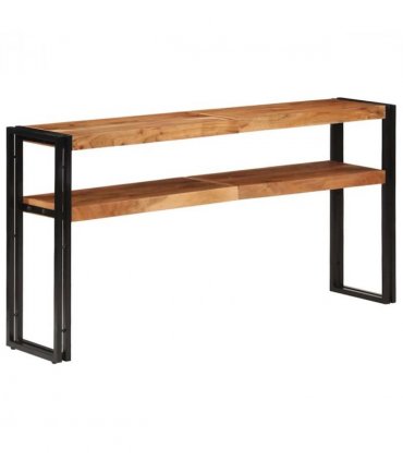 vidaXL Console Table 150x30x75 cm Solid Acacia Wood