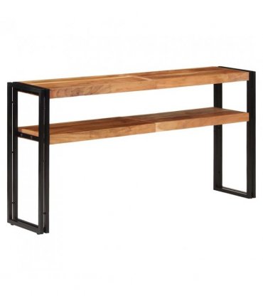 vidaXL Console Table 150x30x75 cm Solid Acacia Wood