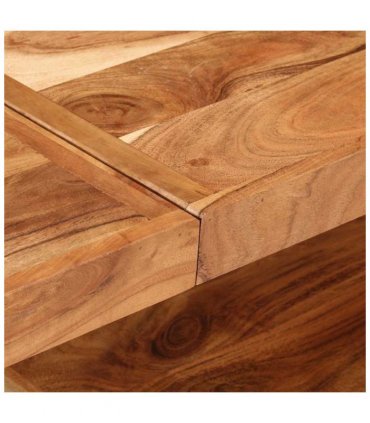 vidaXL Console Table 150x30x75 cm Solid Acacia Wood