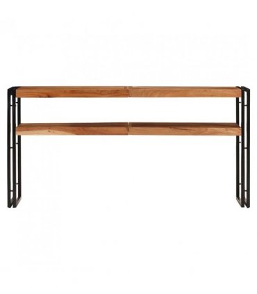 vidaXL Console Table 150x30x75 cm Solid Acacia Wood