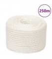 vidaXL Work Rope White 10 mm 250 m Polypropylene