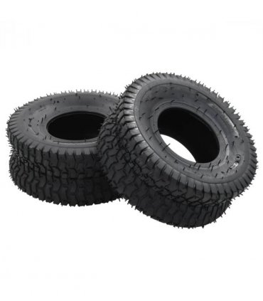 vidaXL Tyre And Inner Tube | Black | Rubber | Heavy Weight Endurance