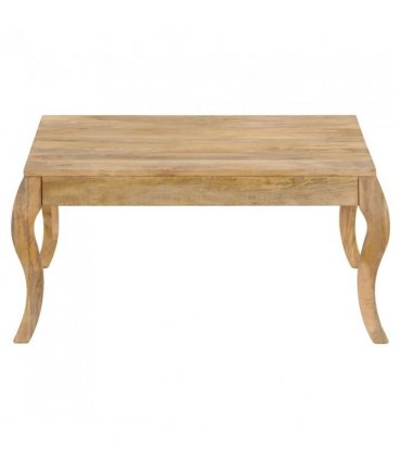 vidaXL Coffee Table 80x80x40 cm Solid Mango Wood