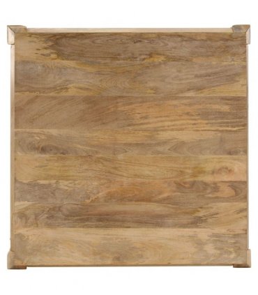 vidaXL Coffee Table 80x80x40 cm Solid Mango Wood