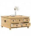 vidaXL Storage Box Corona 90x78x45 cm Solid Wood Pine