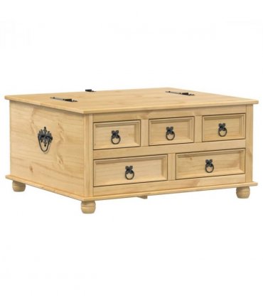 vidaXL Storage Box Corona 90x78x45 cm Solid Wood Pine