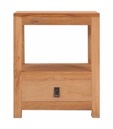 vidaXL bedside Cabinet 40x30x50 cm Solid Teak Wood