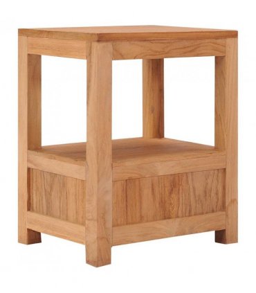 vidaXL bedside Cabinet 40x30x50 cm Solid Teak Wood